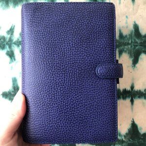 Personal Filofax Finsbury in Electric Blue